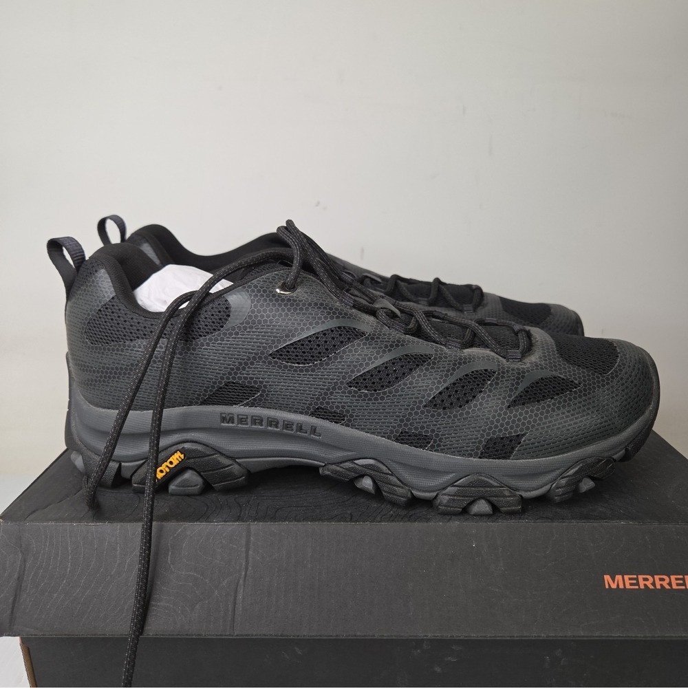 Merrell Moab 3 Edge Beluga Black J035895 Hiking Shoes Mens Sz 14
